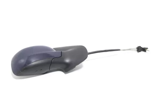 VW Golf 4 Bora manueller Spiegel vorne rechts Außenspiegel blau dunkelblau VR (143518)