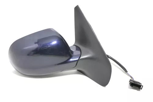 VW Golf 4 Bora elektrischer Spiegel vorne rechts Außenspiegel blau LC5H + Glas (143557)