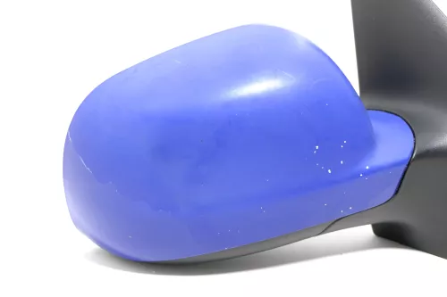 VW Golf 4 Bora manueller Spiegel vorne rechts Außenspiegel + Glas Blau LW5Z jazz (143564)