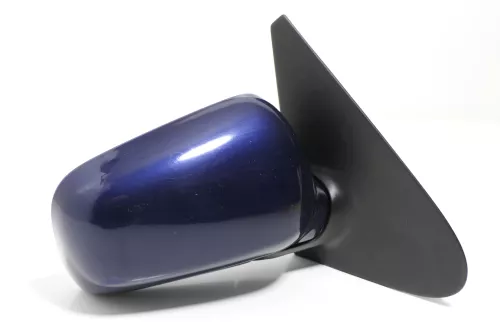 VW Polo 6N elektrischer elektrisch Spiegel Außenspiegel rechts blau LB5N +Glas d (143616)
