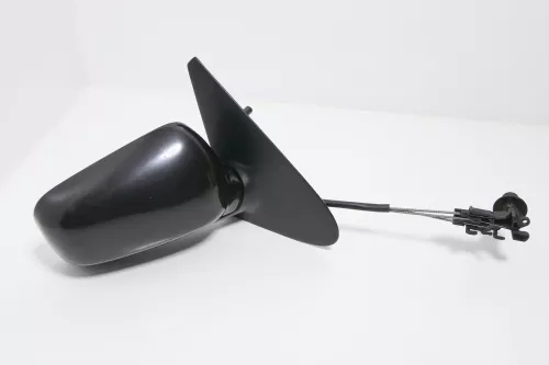 VW Polo 6N manueller manuell Spiegel Außenspiegel rechts LC9Z blackmag mit Glas (143620)