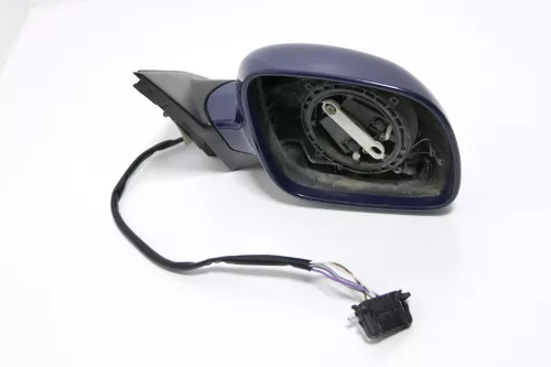 VW Passat 3B 3BG elektrischer Spiegel Außenspiegel rechts + Glas blau LA5E ohne