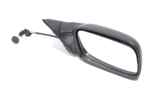 VW Passat 3A 35i mechansicher Spiegel Außenspiegel rechts mit Glas schwarz matt