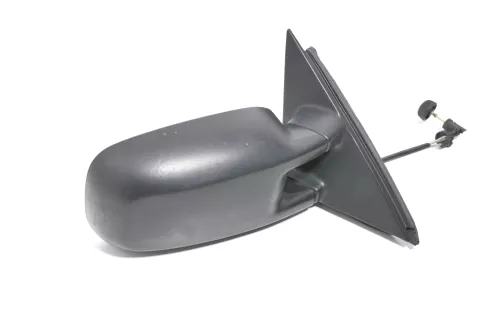 VW Passat 3A 35i mechansicher Spiegel Außenspiegel rechts mit Glas schwarz matt (143743)