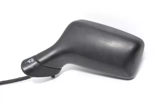 Audi 80 manueller manuell Spiegel Außenspiegel links mit Glas schwarz matt (143746)