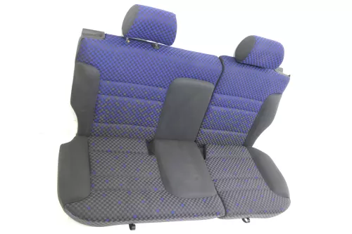 Audi A3 8L Sitz Sitze hinten Rückbank Rücksitzbank Sitzfläche Kopfstützen blau k (143754)