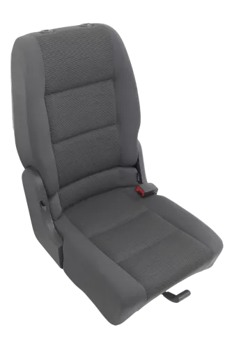 VW Touran Sitz hinten rechts (hinte Beifahrersitz) Rücksitz anthrazit I Isofix d (143766)