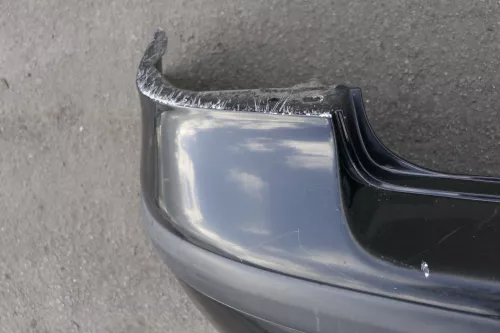 VW Golf 4 Limousine Stoßstange hinten Heckstoßstange Stoßfänger schwarz L041   2 (143928)