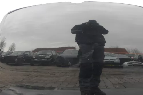 VW Fox 5Z Motorhaube Klappe vorn vorne schwarz L041 uni (143943)