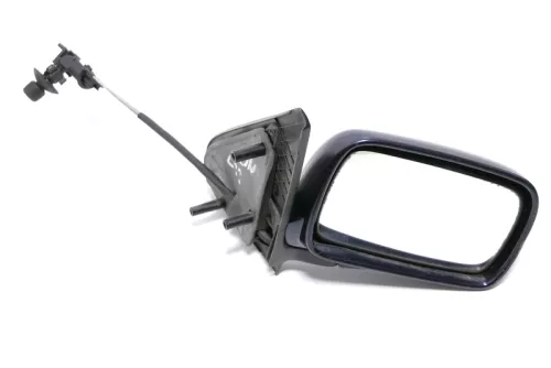 VW Polo 6N manueller manuell Spiegel Außenspiegel rechts blau Spiegel LN5Y Glas