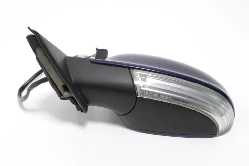 VW Passat 3BG elektrischer Spiegel Außenspiegel links blau LD5Q shadow Blinker (143981)