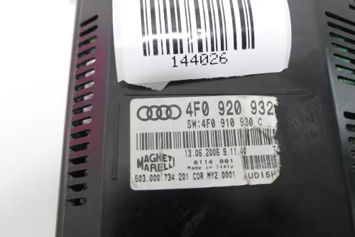 Audi A6 4F Tacho Tachometer Kombiinstrument 268.000km 4F0920932X 2.0 3.0 2.7 TDI (144062)