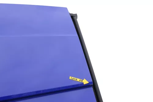 VW Crafter 7C MAN TGE Tür hinten links Heckklappe Hecktür Flügeltür blau R502 Ho (144322)