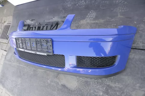 VW Polo 6N2 Stoßstange vorne Frontstoßstange Stoßfänger blau LA5C surfblue bb (144533)