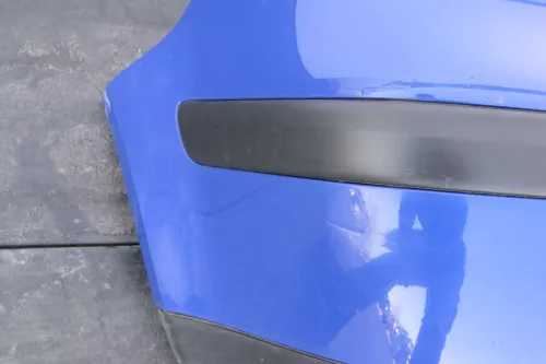 VW Golf 4 Limousine Stoßstange hinten Heckstoßstange Stoßfänger blau LW5Z (144534)