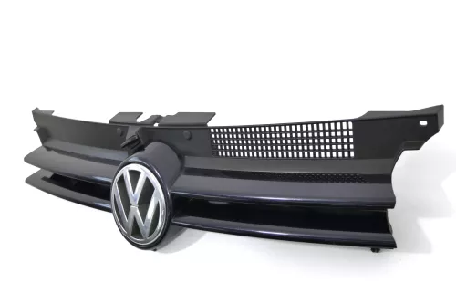 VW Golf 4 Grill Kühlergrill mit VW Zeichen Logo blau LC5H (144650)
