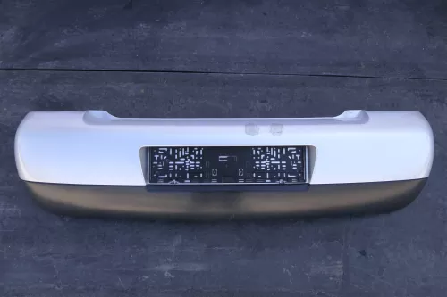 VW Lupo Stoßstange hinten Heckstoßstange Stoßfänger silber grau LR7X