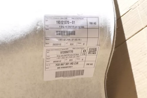 VW Crafter 7C MAN TGE Himmel Innenraum Decke Dachhimmel Dach oben grau vorne (144880)