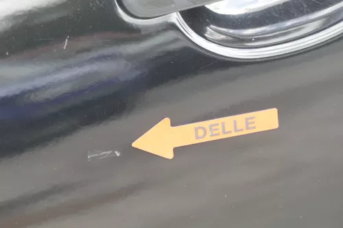 VW Fox 5Z Tür vorne links Fahrertür schwarz L041 uni (145077)