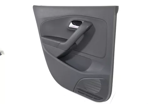 VW Polo 6R 1x Türverkleidung Verkleidung Tür 4/5-Türer schwarz hinten links (145671)