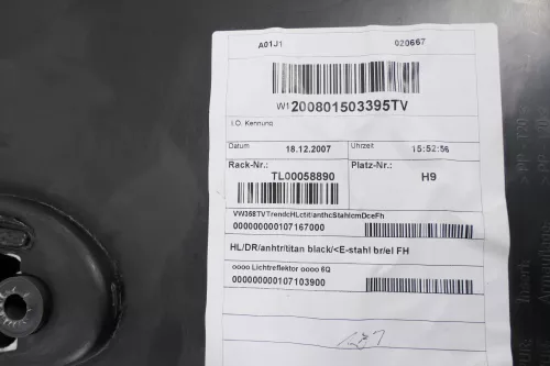 VW Touran 1T3 Türverkleidung Verkleidung Tür hinten links anthrazit Trendline (145672)