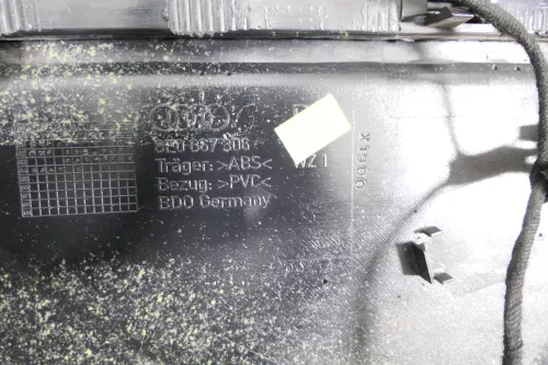 1x Audi A4 8E B6 Türverkleidung Verkleidung Tür hinten rechts Alcantara schwarz (145708)