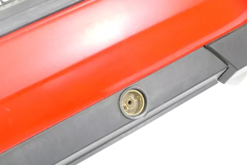 VW Golf 3 1H 1E Cabrio Limousine Stoßstange hinten Heckstoßstange rot - DELLE (145797)