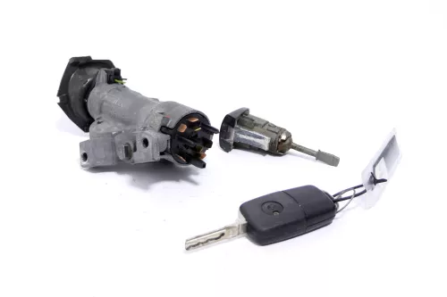 VW Passat 3BG Schloßsystem 1x Türschloß links 1x Schlüssel Schloß Zündschloß Fu (145881)