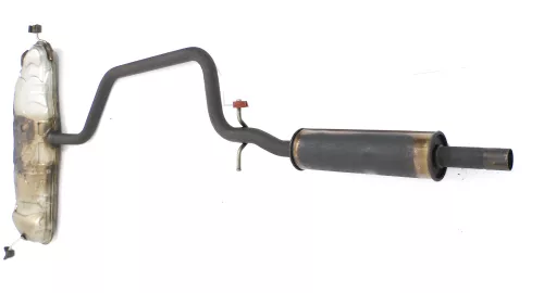 VW Golf 5 V Auspuff Endschalldämpfer hinten 1,4 BUD Motor 59kw 80PS Mittelscha (145966)