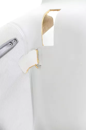 VW T4 Verkleidung Abdeckung Seite hinten rechts grau 7D0867036D Caravelle (145982)