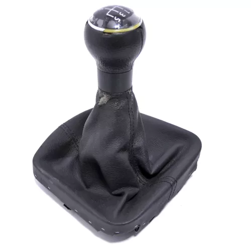 Golf 5 Schaltknauf Schaltsack Schaltung Schaltknüppel Leder 5-Gang 1K0711113AH (146159)