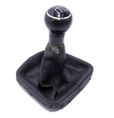 Golf 5 Schaltknauf Schaltsack Schaltung Schaltknüppel Leder 5-Gang 1K0711113AH (146164)