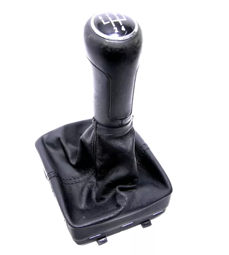 VW Polo 9N 9N3 Schaltknauf Schaltsack Schaltung Schaltknüppel 6Q1711113A Leder