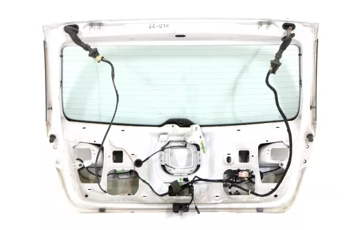 Seat Ibiza 6L Heckklappe Klappe hinten weiß LB9A mit Scheibe -GROßE DELLE !!! (146253)