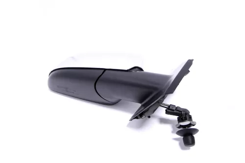 VW Polo 9N 9N3 manueller Spiegel Außenspiegel rechts vorne silber chrom Kappe (146446)