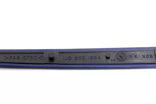 VW Golf 4 Bora 1x Verkleidung Abdeckung um Radio Dekor blau links 1J0853189A (146514)