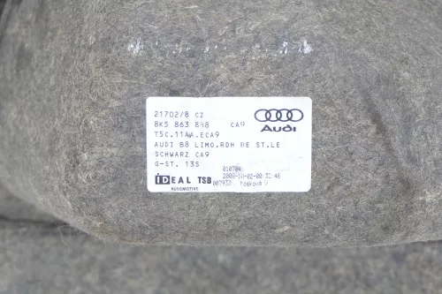 Audi A4 8K B8 Abdeckung Verkleidung Kofferraum hinten rechts Seite 8K5863888 CA (146554)