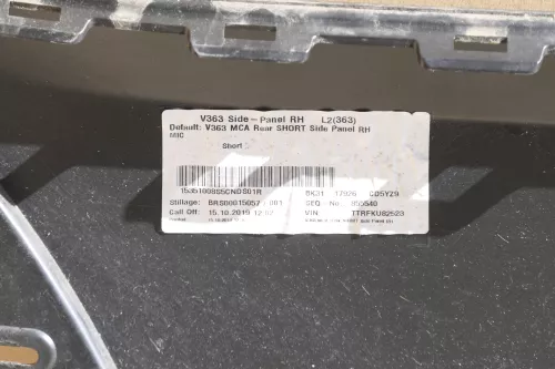 Ford Transit MK8 TTS TTG Stoßstange Heckstoßstange hinten rechts Ecke (146654)