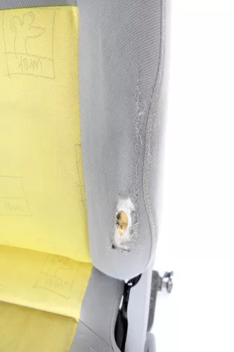 Seat Arosa VW Lupo Sitz vorn links Fahrersitz Höhenverstellung höhenverste gelb (147163)