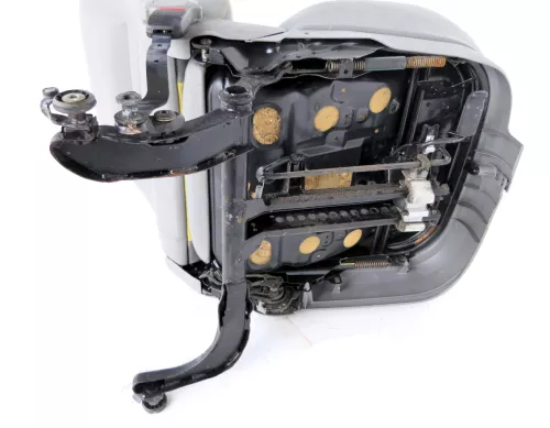 Seat Arosa VW Lupo Sitz vorn links Fahrersitz Höhenverstellung höhenverste gelb (147163)