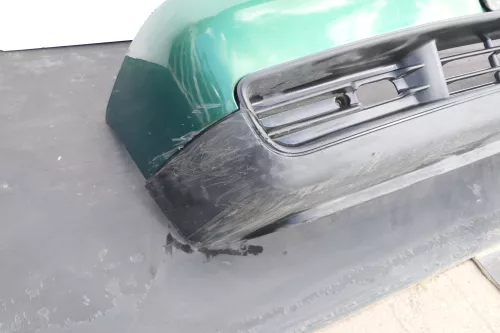 VW Lupo 6x Stoßstange vorne Frontstoßstange Stoßfänger grün LA6N - Mängel (147314)