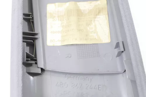 Audi A6 4B B-Säulen Verkleidung vorne rechts Abdeckung um Gurt elefant blau (147745)