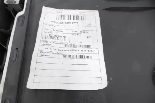 VW Touran 1x Türverkleidung Verkleidung Tür hinten rechts anthrazit (147784)