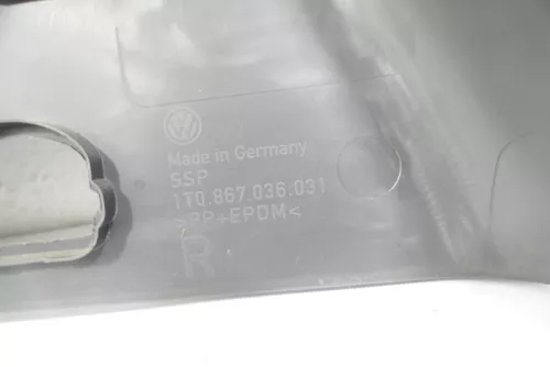 VW Touran Seitenverkleidung Verkleidung Kofferraum hinten rechts Abdeckung anthr (147800)