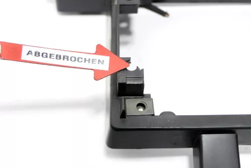 VW T4 Rahmen um Aschenbecher Abdeckung Mittelkonsole Verkleidung 7D1858089D (148126)