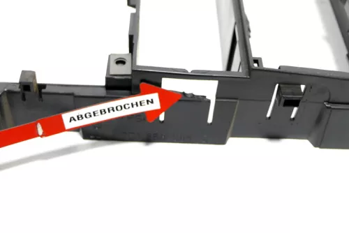 VW T4 Rahmen um Aschenbecher Abdeckung Mittelkonsole Verkleidung 7D1858089D (148126)