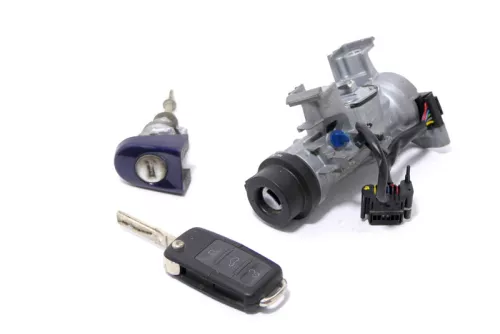 VW Touran 1T Caddy 2K Zündschloß Schloß Zündung + 1x Schlüssel + Türschloß