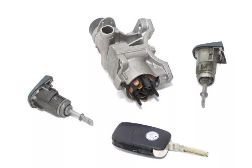 Golf 4 Bora Zündschloß + 2x Türschloß mit 1x Schlüssel Tür Schloß Funkschlüssel (148208)