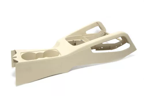 VW Golf 5 V 1K Eos Mittelkonsole Mitteltunnel um Schaltung beige besch UHQ (148246)