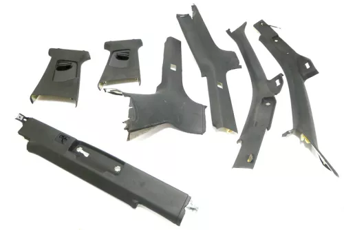 A4 8E B6 A+B+C-Säulen Verkleidung schwarz Abdeckung Verkleidungen (148338)